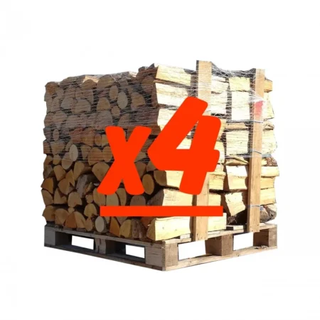 Toros 50 cm: 4 bancali – 2 di Quercia Bianca + 2 di Faggio/Carpino