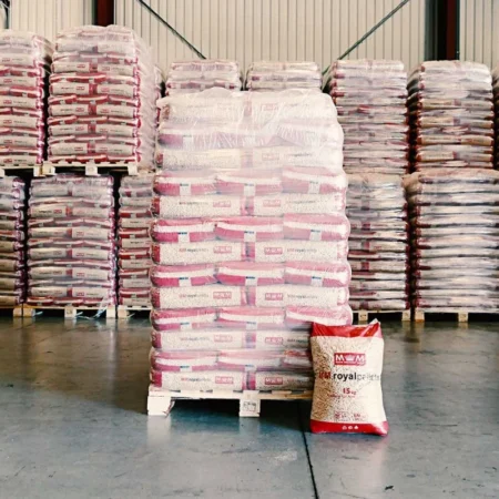 Pallet di Pellet MM ROYAL – 78 Sacchi di Plastica