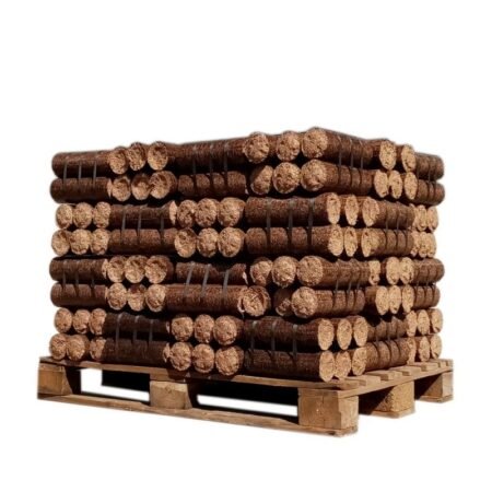 LEGNA DENSIFICATA – SENZA IMBALLAGGIO IN PLASTICA INDIVIDUALE – 1/2 PALLET DA 480 KG