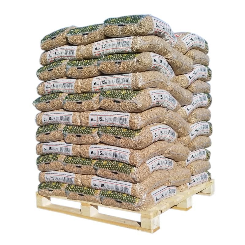 PELLETS NATURKRAFT – PALLET DI 66 SACCHI DA 15 KG