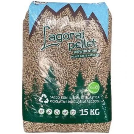Pellet in legno di abete bancale da 70 sacchi