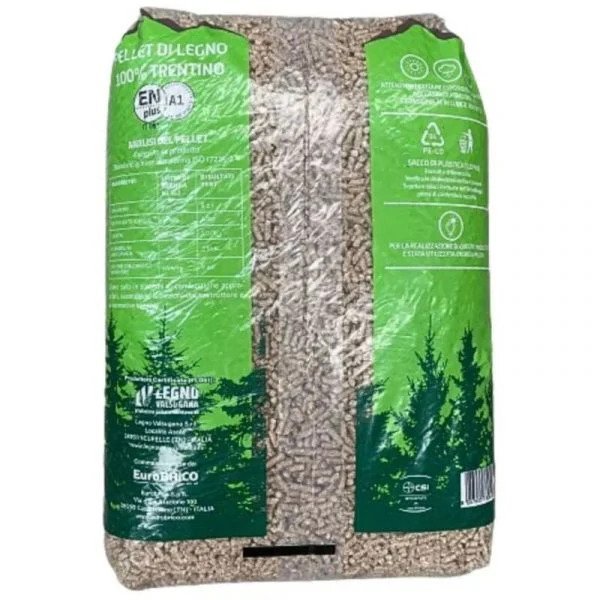 Pellet in legno di abete bancale da 70 sacchi - immagine 2